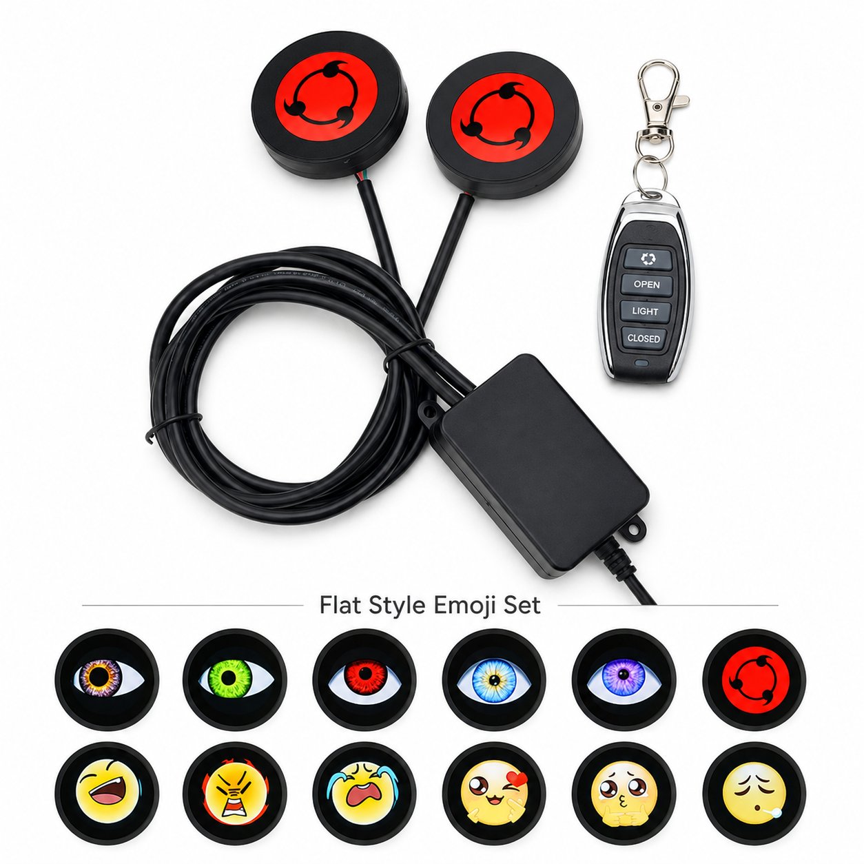ποΈ Limited-Time 50% OFF β Dynamic Evil Eye LED Car Lights with App & Remote Control