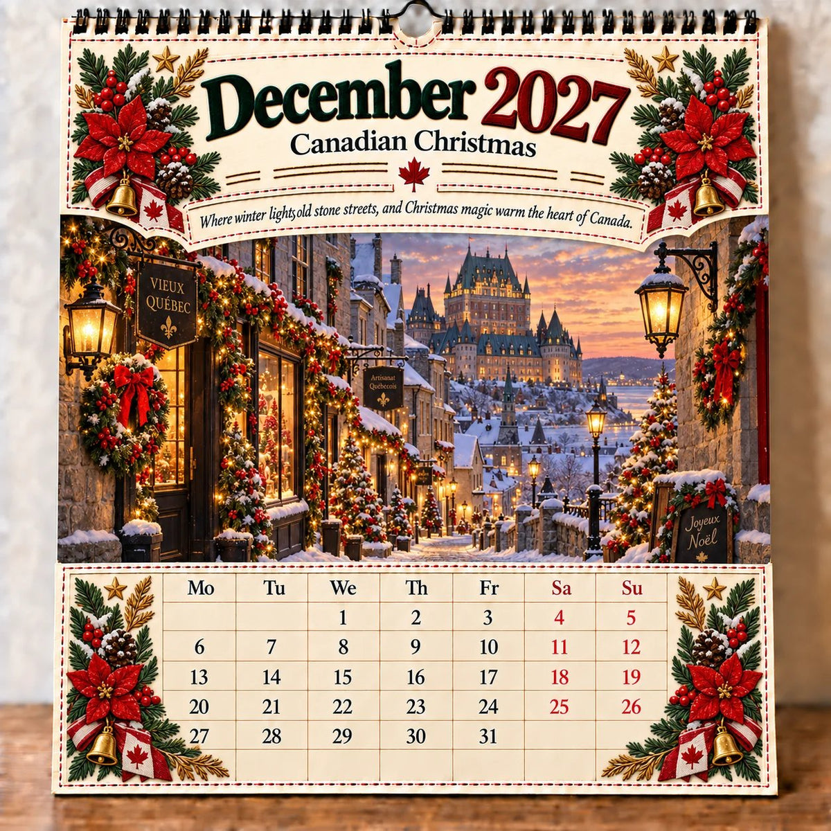 🇨🇦 Canada 160: Our Home, Our Story – 2027 Commemorative Wall Calendar 🍁