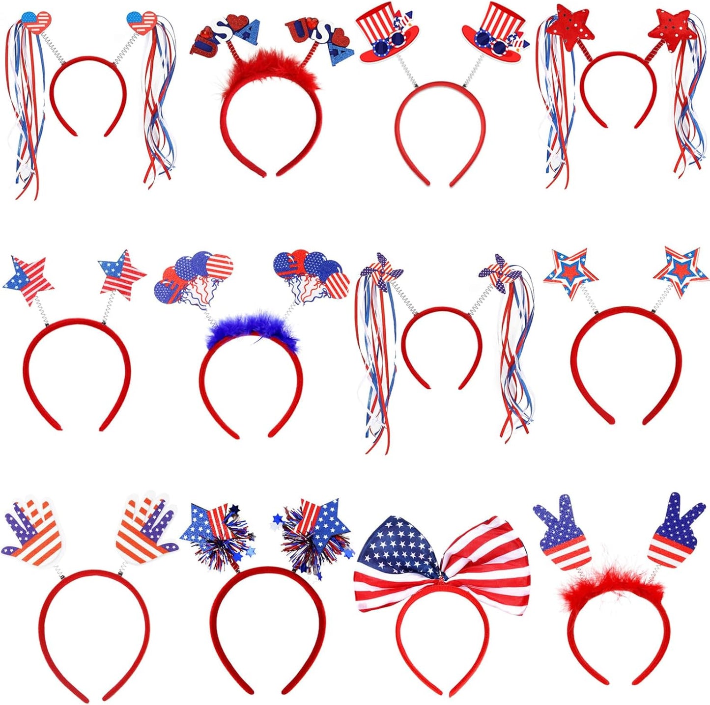 💥50K+ SOLD!-Independence Day Headbands and Party Decorations for July 4th