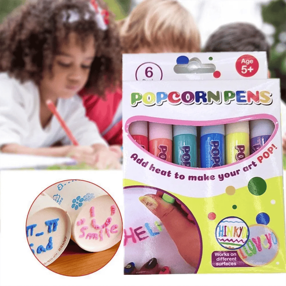 🖍️ ONLY $9.99 TODAY | 🫧 Heat Activated Puffy Pens | Turn Simple Doodles Into Fun 3D Art 🎁
