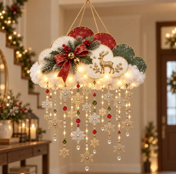 🪽✨ Heavenfall Cloud™ | Lighted Angel Christmas Hanging Decor ☁️