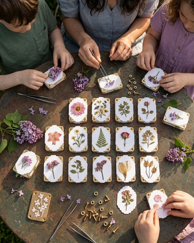🌸📖 Pocket-Size Flower Press – Turn Tiny Blooms Into Lasting Keepsakes