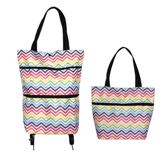 π Foldable Grocery Cart Bag β The Rolling Shopping Bag That Saves Your Back