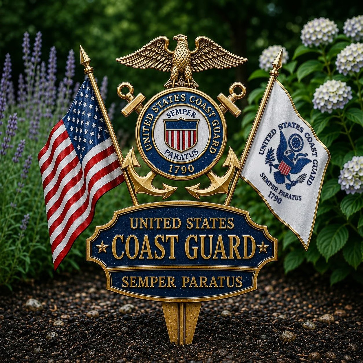 🏆Last Day Promo: 49% OFF 🎖️Semper Fidelis US Marine Corps Garden Stake✈️Buy 2 Free Shipping Today!