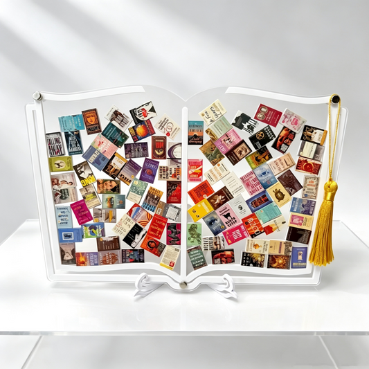 Acrylic Shadow Box Book Display Case – Floating Shelf Decor for Book Lovers