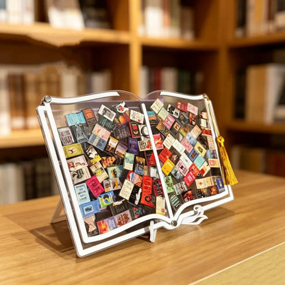 Acrylic Shadow Box Book Display Case – Floating Shelf Decor for Book Lovers