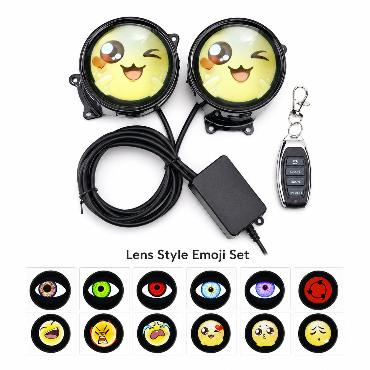 👁️ Limited-Time 50% OFF – Dynamic Evil Eye LED Car Lights with App & Remote Control