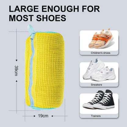 🔥LAST DAY 50% OFF👟20,000+ Fiber Shoe Washing Bag – Deep Clean & Protect Shoes In Every Wash🫧