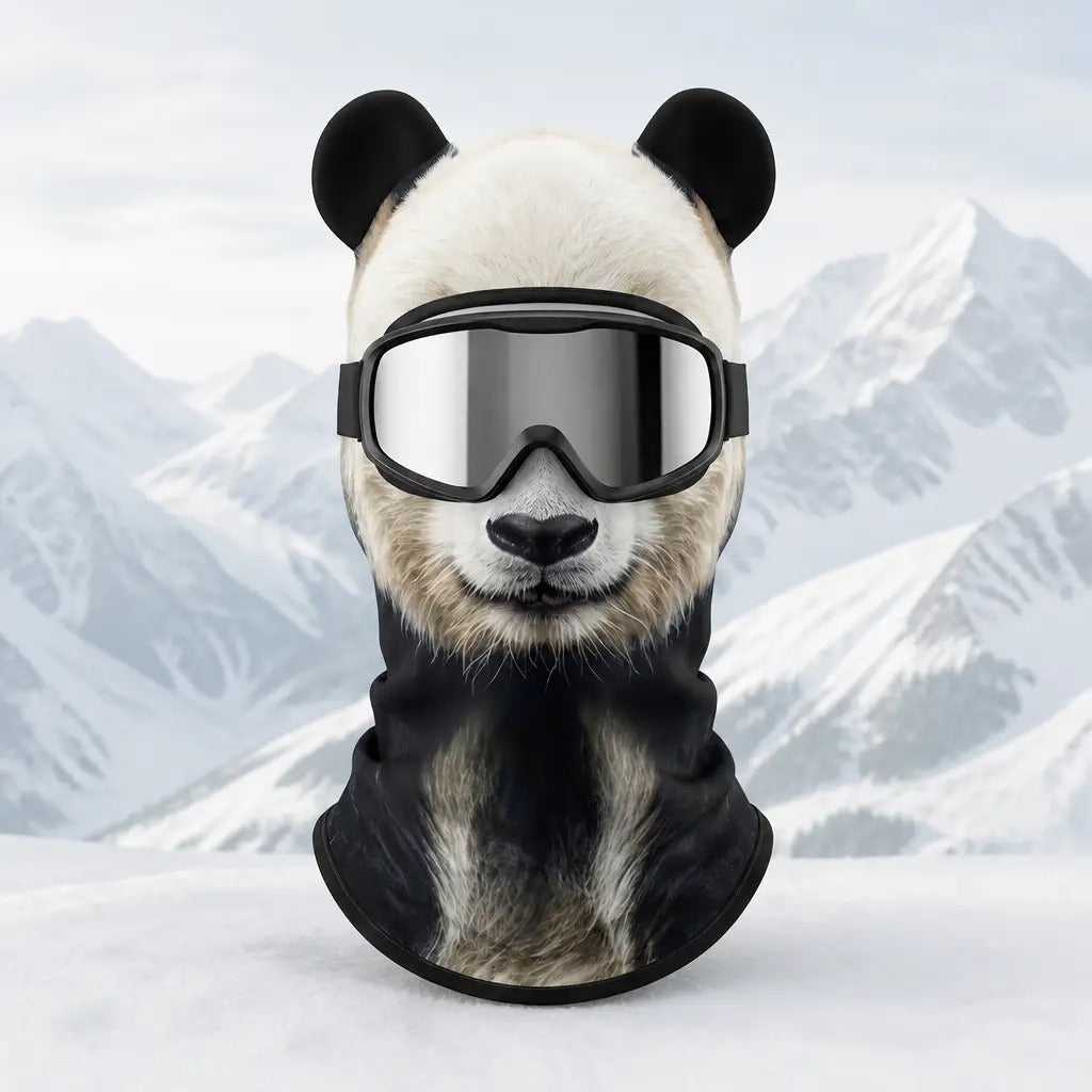 🐺 WildFace Animal Balaclava | Funny Fleece Ski Mask for Winter Adventures ❄️⛷️