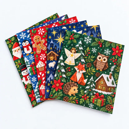 🧘 Relaxing & Beginner Friendly | 3D DIY Paper Christmas Craft 🎄 Step by Step Guide Included