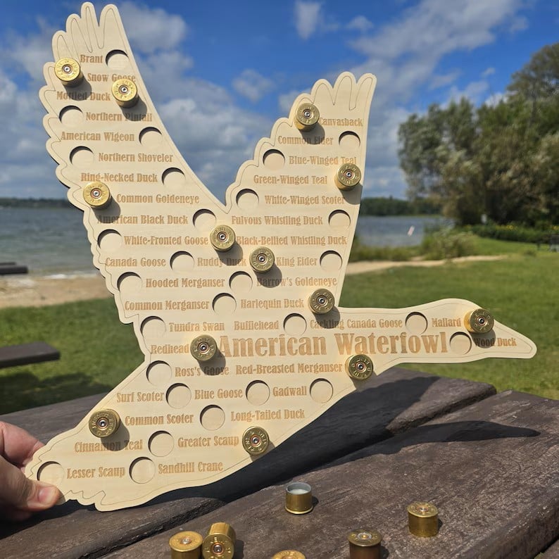 🔥 LAST DAY 50% OFF | 🦆 American Waterfowl Challenge Map | 41 Species Hunting & Harvest Tracker