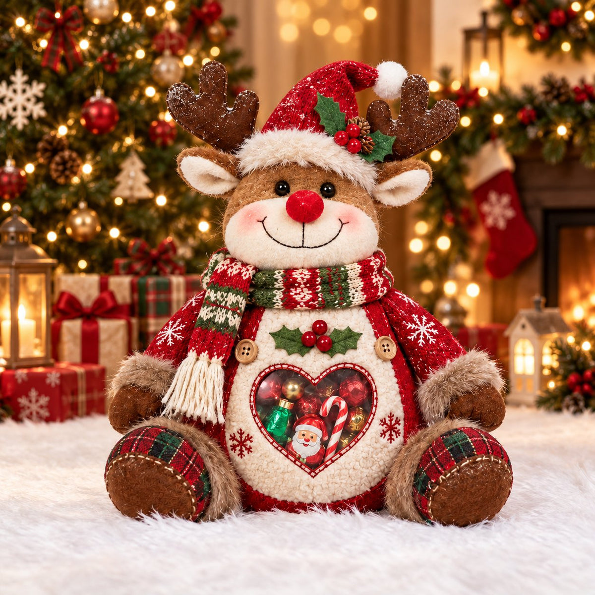 🎅🎄 Jolly Treat Keeper™ | Refillable Christmas Character Holder