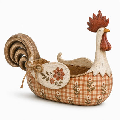 🔥🐓 Vintage Rooster Utensil Holder – Rustic Farmhouse Kitchen Décor & Storage