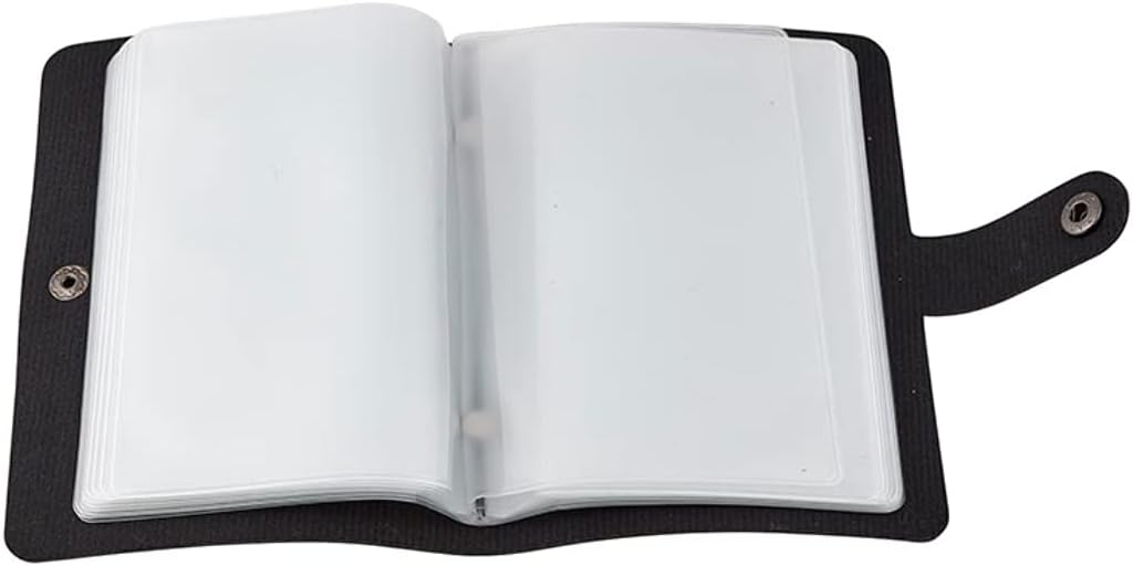 ✝️ Genuine Leather Prayer Card Holder – Pocket Holy Card Organizer with Snap Closure 🙏✨