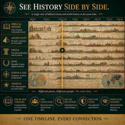 📜 SPECIAL OFFER | The Synchronological History Chart – 6,000 Years in One Timeline