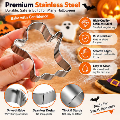 🎃 Spooky Bake Five™ | Halloween Cookie Cutter Set 👻