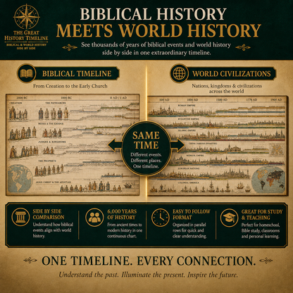 📜 SPECIAL OFFER | The Synchronological History Chart – 6,000 Years in One Timeline