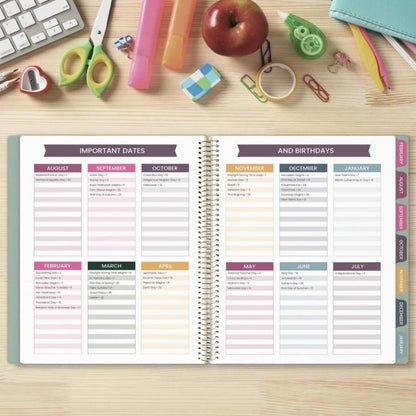 📚🧑‍🏫Teacher Appreciation Gift 2026-27 Dated Planner 13 Month Classroom Organizer