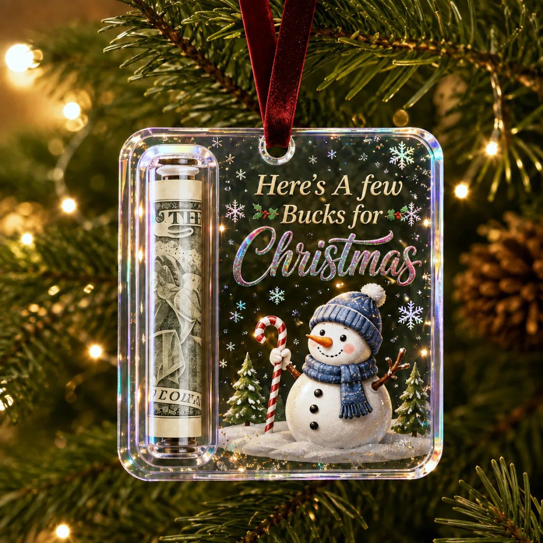 🔥Nur noch 40 Stück!🎉-✨🎄Weihnachtsgeschenk-Halter als Ornament
