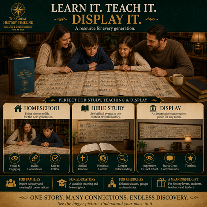 📜 SPECIAL OFFER | The Synchronological History Chart – 6,000 Years in One Timeline