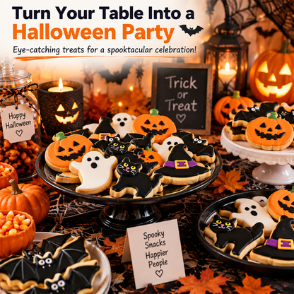 🎃 Spooky Bake Five™ | Halloween Cookie Cutter Set 👻