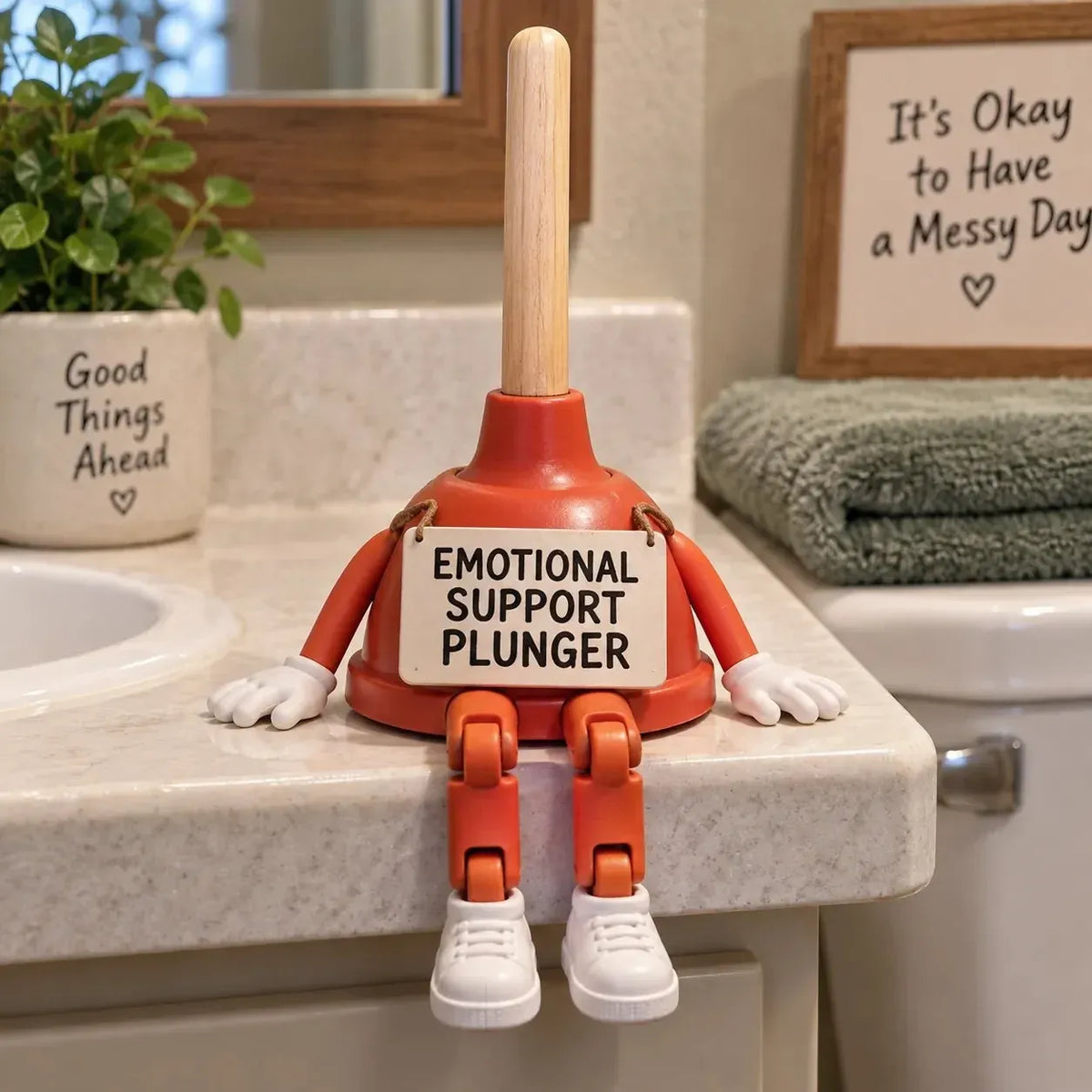 😄 Emotional Support Desk Buddies™ – Funny Mini Desk Decor