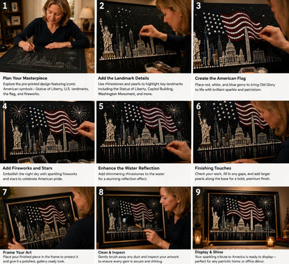 🔥LAST DAY 49% OFF 🦅250 Years of America Pearl Art Craft Kit