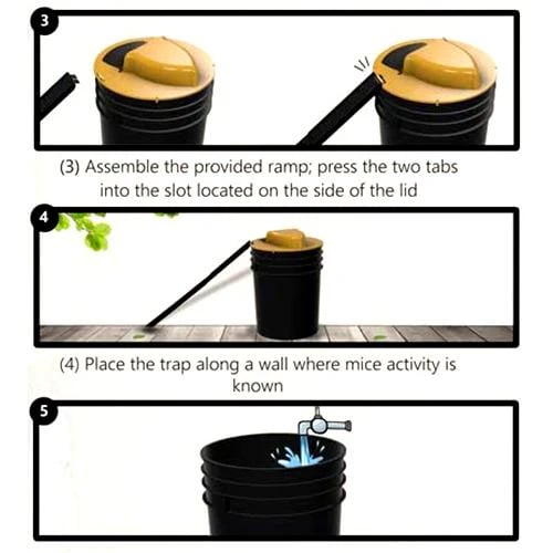🔥Hot Sale 49% off ✨🐭Reusable Flip Bucket Trap Catch Mice Squirrels Humanely