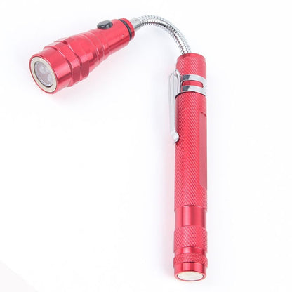 🔦🧲 USB Rechargeable LED Magnetic Pickup Tool with Flexible Neck