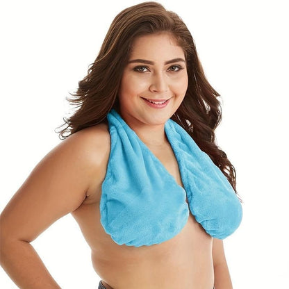 ✨ Quick-Dry Towel Wrap Bra – Soft, Absorbent & Breathable