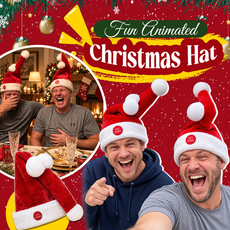 🎅 Dancing Santa Hat | Hilarious Animated Christmas Party Headwear 🎄😂