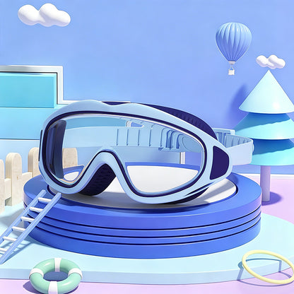 🔥Last Day Promotion 50% OFF-🔥HD children's large frame waterproof and anti-fog swimming goggles
