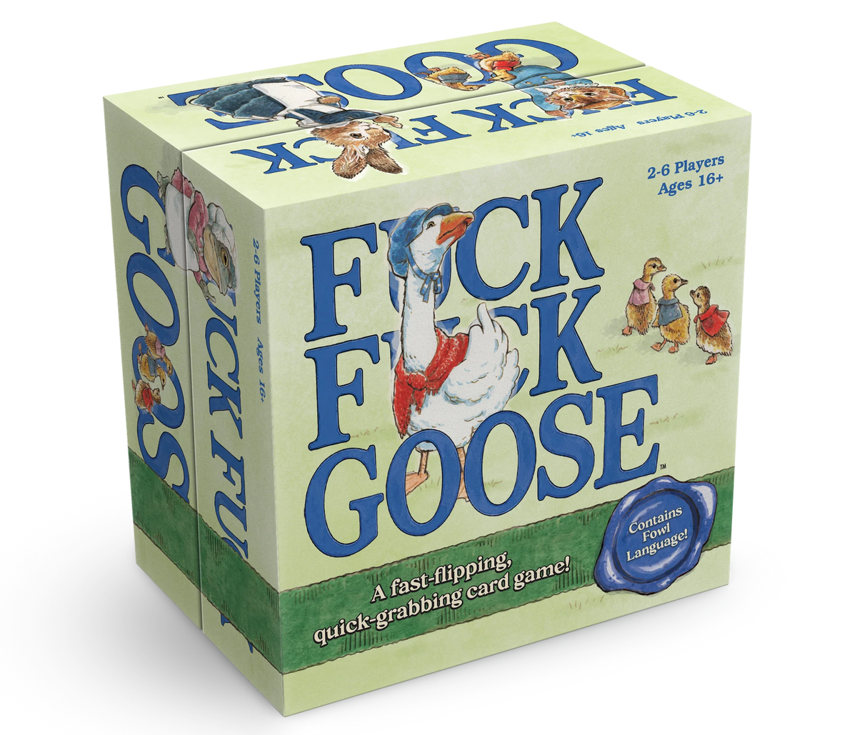 🪿 Fast-Flipping Goose Game – Grab, Spell & Laugh Party Card Game