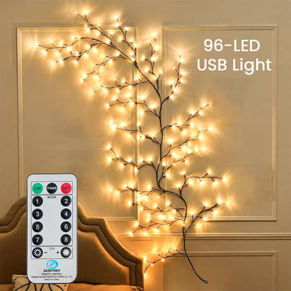 ✨ Warm White LED Tree Branch Light | Cozy Decorative Night Lamp 🌿🏡