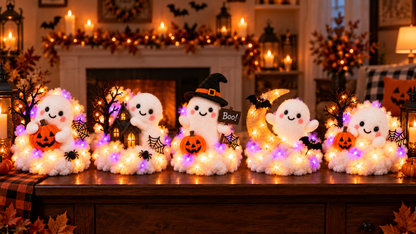 👻 Boo Crew™ | Whimsical Halloween Ghost Decor for Stairs & Tabletops