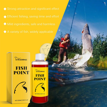 🎣 Red Worm Fish Attractant Liquid – Fast-Acting Freshwater Fishing Bait Enhancer 🐟🔥