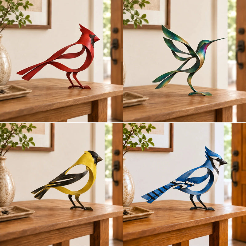 🕊️ Elegant Minimalist Metal Bird Sculpture | A Graceful Moment Inspired by Nature