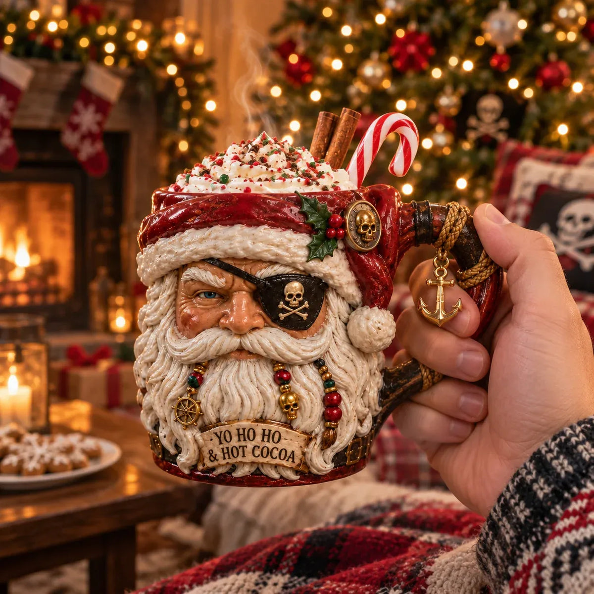 Last Day 49% OFF | 💀🎅 Twisted Santa Mugs™ – 3D Dark Christmas Collection