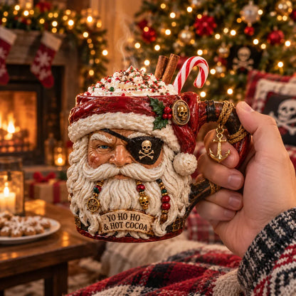 Last Day 49% OFF | 💀🎅 Twisted Santa Mugs™ – 3D Dark Christmas Collection