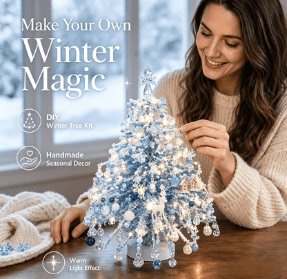 🎄✨ Handcrafted Crystal Christmas Tree DIY Kit – Create Holiday Magic