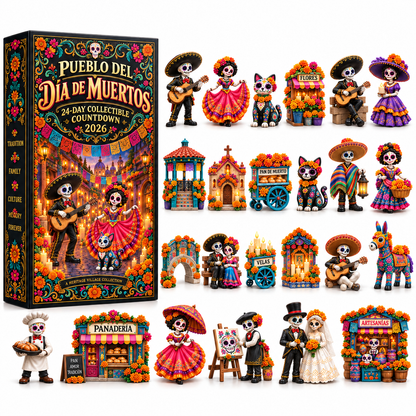💀 Pueblo del Día de Muertos 2026 – 24 Days of Color, Memory & Tradition 🌼🕯️