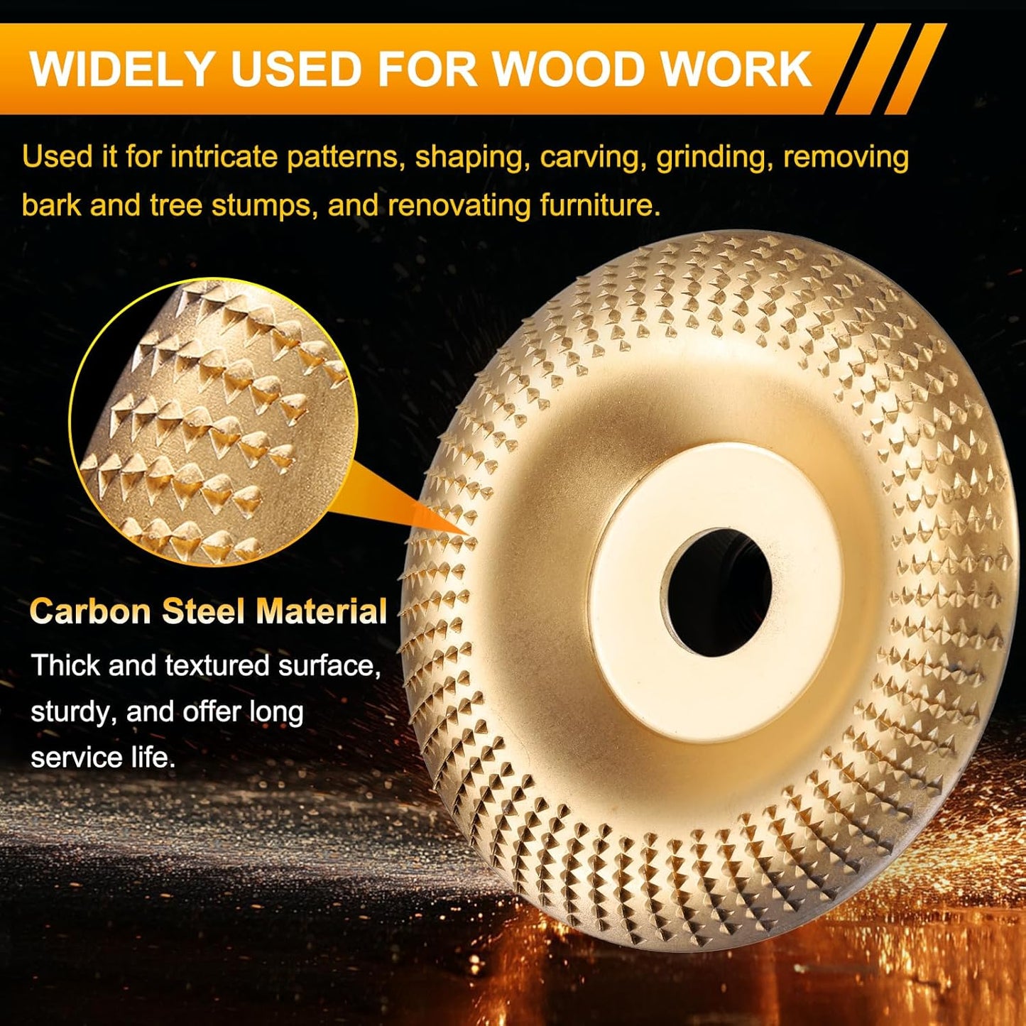 ⚡50K+ SOLD!✨3PCS Wood Carving Disc Set