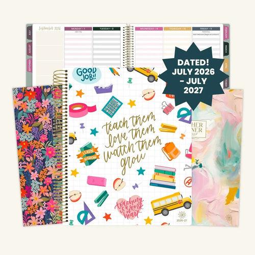 📚🧑‍🏫Teacher Appreciation Gift 2026-27 Dated Planner 13 Month Classroom Organizer
