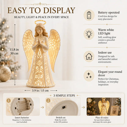 🪽Last Day 50% OFF✨ Angel Christmas Guardian Light – A Symbol of Hope, Love & Protection