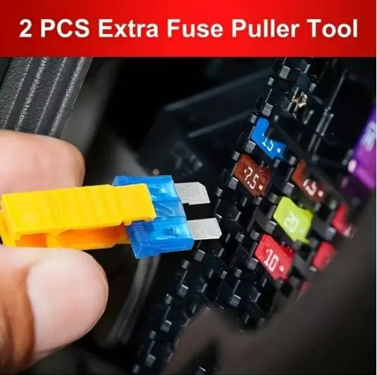 🚗Assorted Car Blade Fuse Kit with Fuse Puller