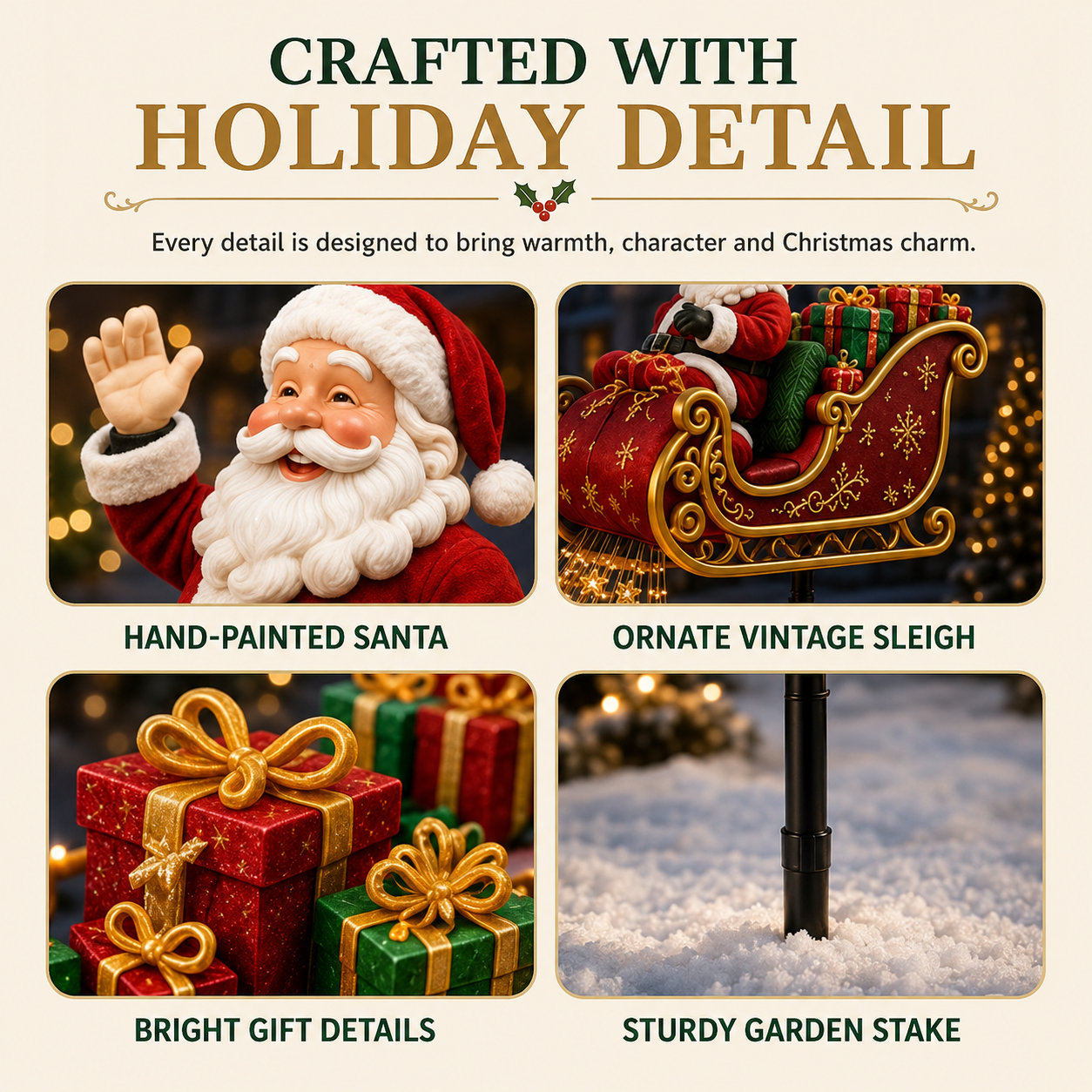 🎅✨2026 New Santa’s Magical Gift-Filled Sleigh – Solar Christmas Yard Light
