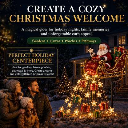 🎅✨2026 New Santa’s Magical Gift-Filled Sleigh – Solar Christmas Yard Light