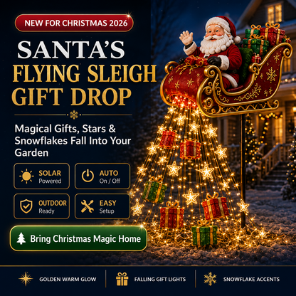 🎅✨2026 New Santa’s Magical Gift-Filled Sleigh – Solar Christmas Yard Light