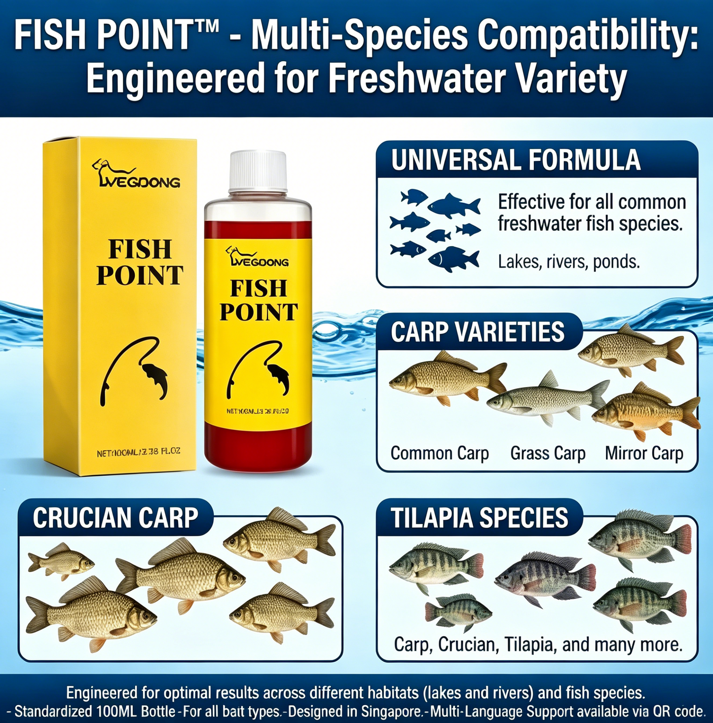 🎣 Red Worm Fish Attractant Liquid – Fast-Acting Freshwater Fishing Bait Enhancer 🐟🔥