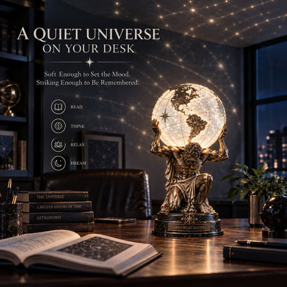 🌍 Atlas Glow World Sphere Lamp 🌌✨
